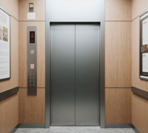 elevator landing door