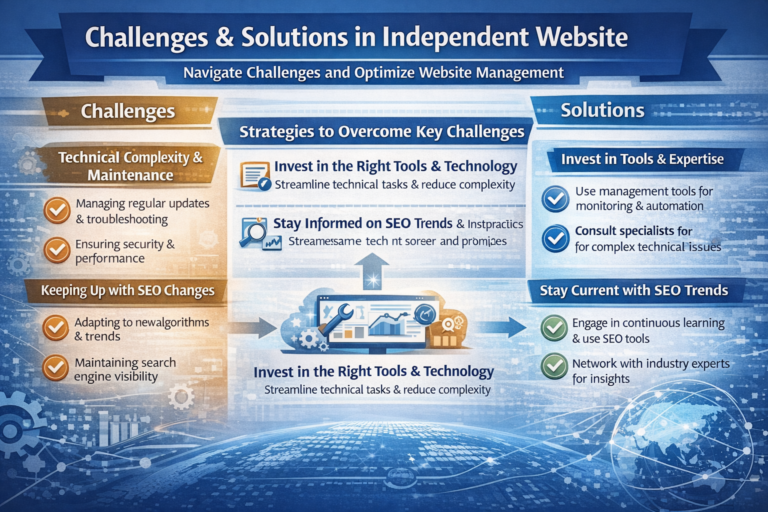 Independent website operation services