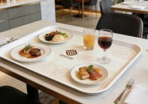 custom melamine tray