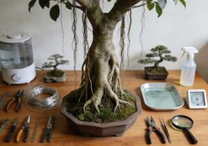 aerial roots ficus bonsai