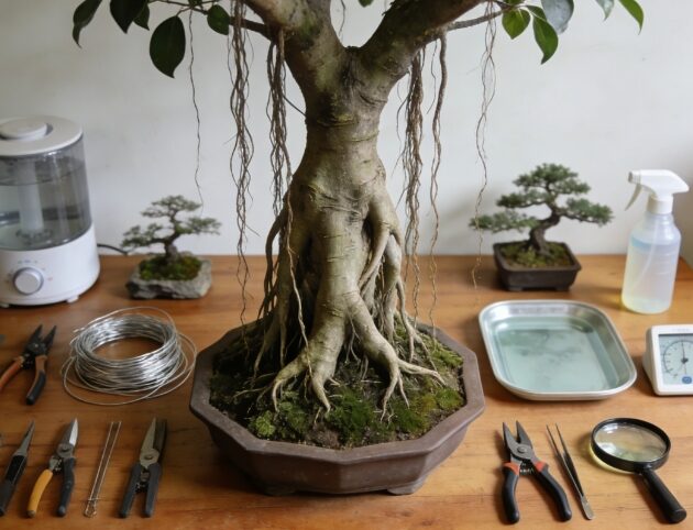 aerial roots ficus bonsai