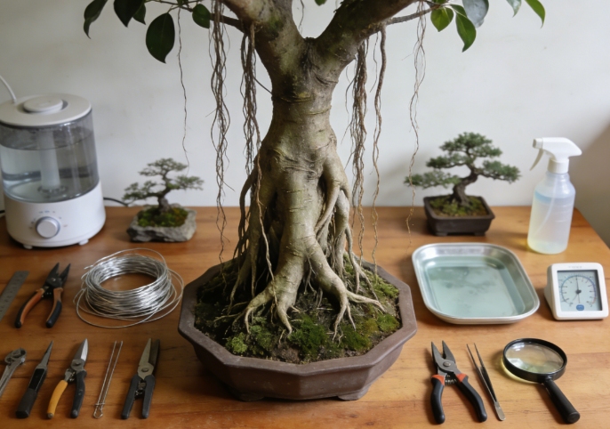 aerial roots ficus bonsai