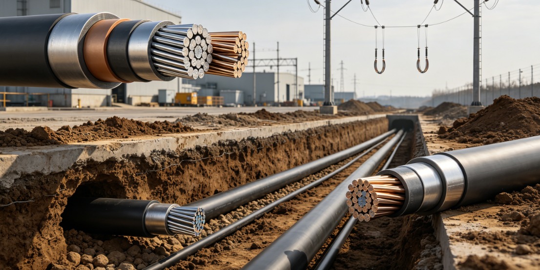 outdoor armored cable